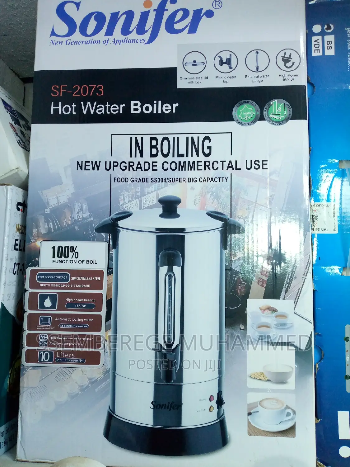 Sonifer Sf 2073 Hot Water Boiler