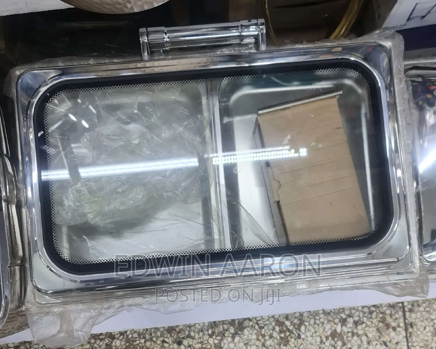 Stainless Steel Food Warmer (Double Inserts )