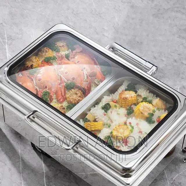 Stainless Steel Food Warmer (Double Inserts )