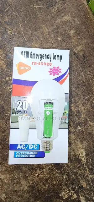 Emergency Rechargeable Bulb With Batteries