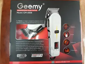 Geemy GM-6008 Rechargeable 2000mah Batery Heavy Duty Trimmer