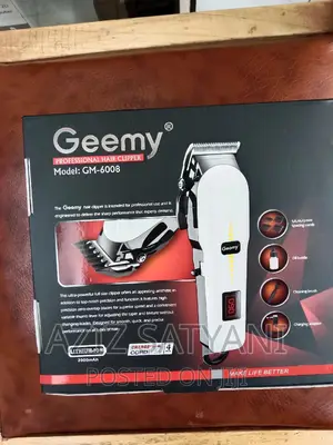 Geemy GM-6008 Rechargeable 2000mah Batery Heavy Duty Trimmer