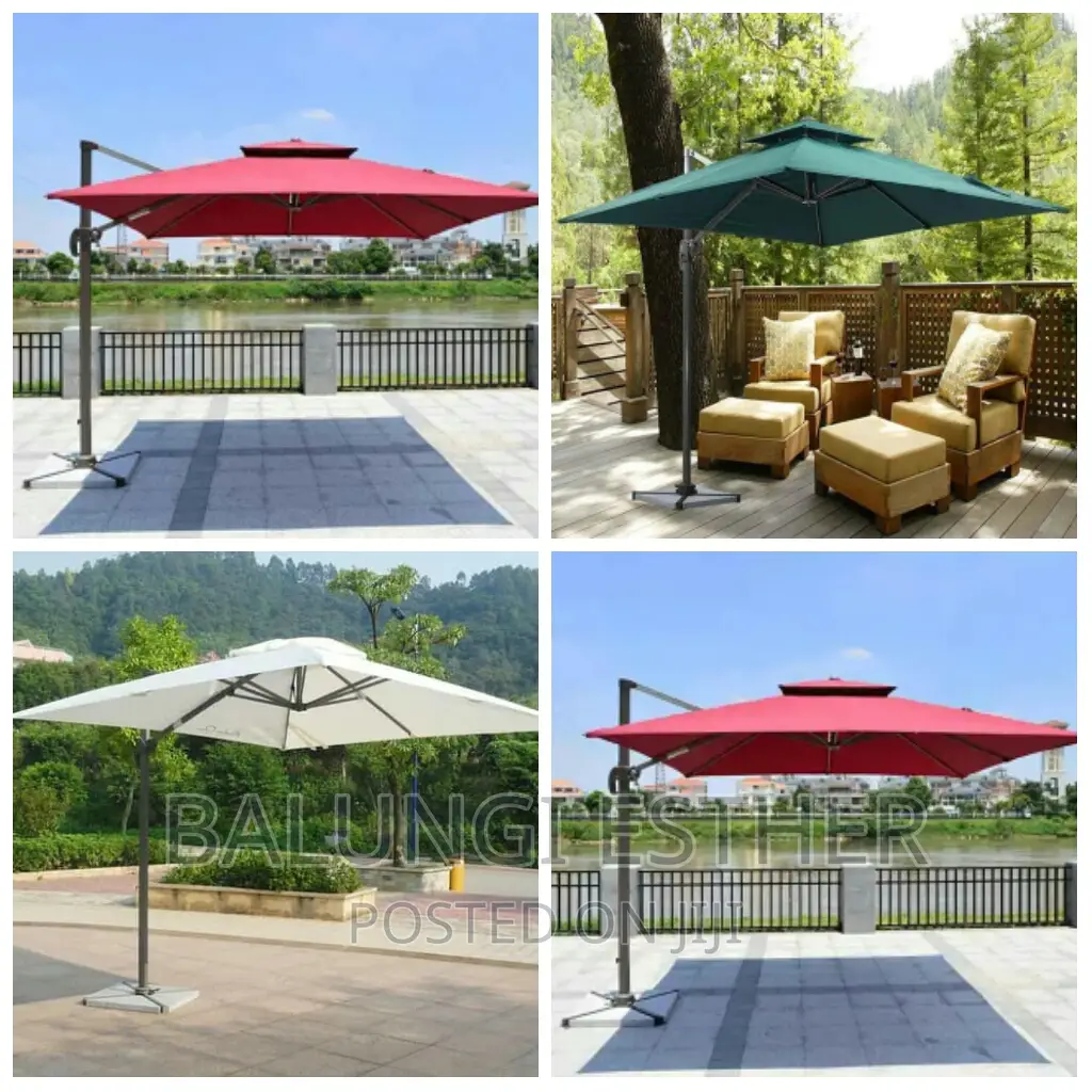 Patio Compound Umbrella (3mx3mx3m)