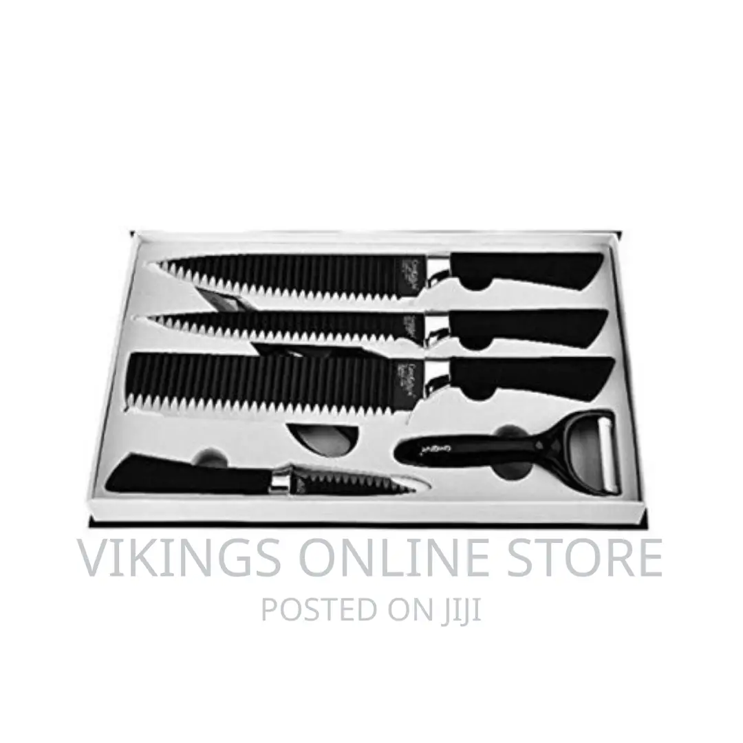 6 Piece Original Knife Set- Black