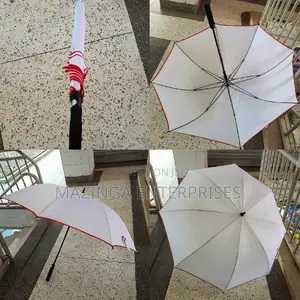 White Handheld Portable Umbrella(Good for Branding)