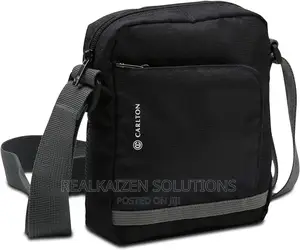 CARLTON 21cm Polyester Grey Travel Sling Bag