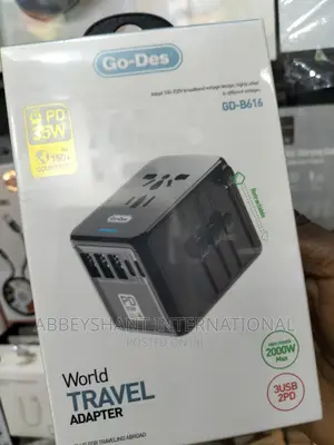 Universal World Travel Adapter/Travel Charger