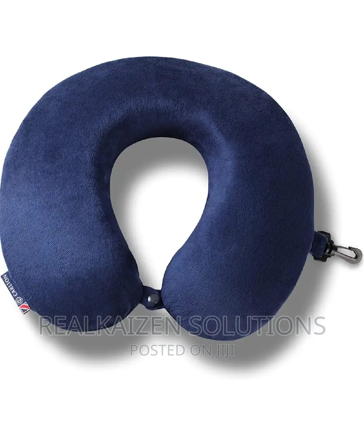 Carlton Blue Memory Foam U-Shape Travel Pillow