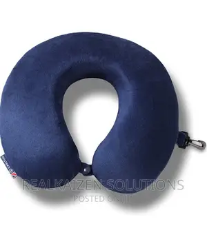 Carlton Blue Memory Foam U-Shape Travel Pillow