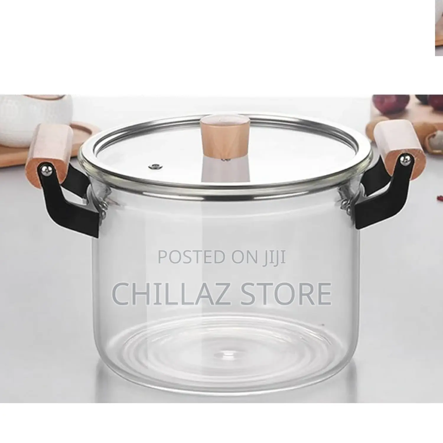 Glass Cooking Pot.