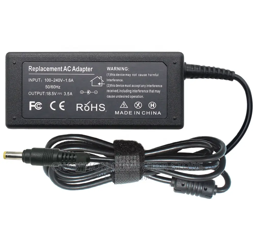 HP 65W 18.5V 3.5A Yellow Tip/Pin 4.8*1.7mm Laptop AC Adapter