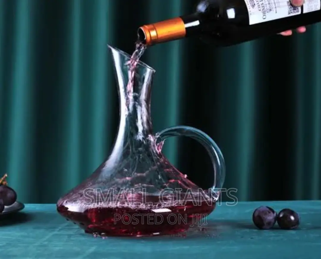 Wine Decanter Set With 6 Wine Glasses