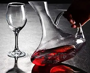 Wine Decanter Set With 6 Wine Glasses