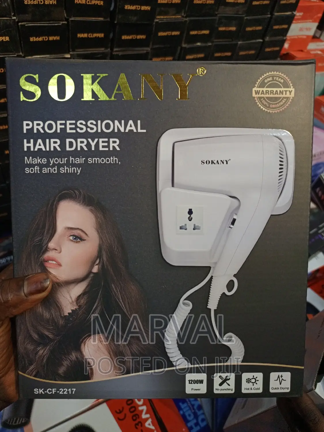 Sokany Professional Hair Dryer Electrical Wall Mounted