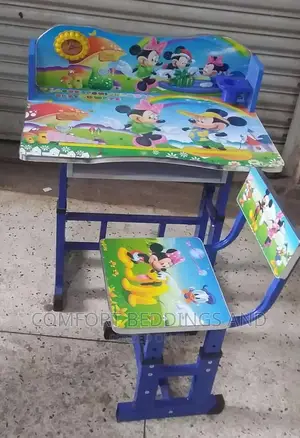 Kids' Reading Table With Chair