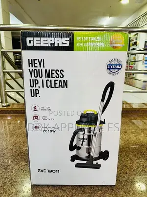 Geepas 23L Wet Dry Vacuum Cleaners 2300W
