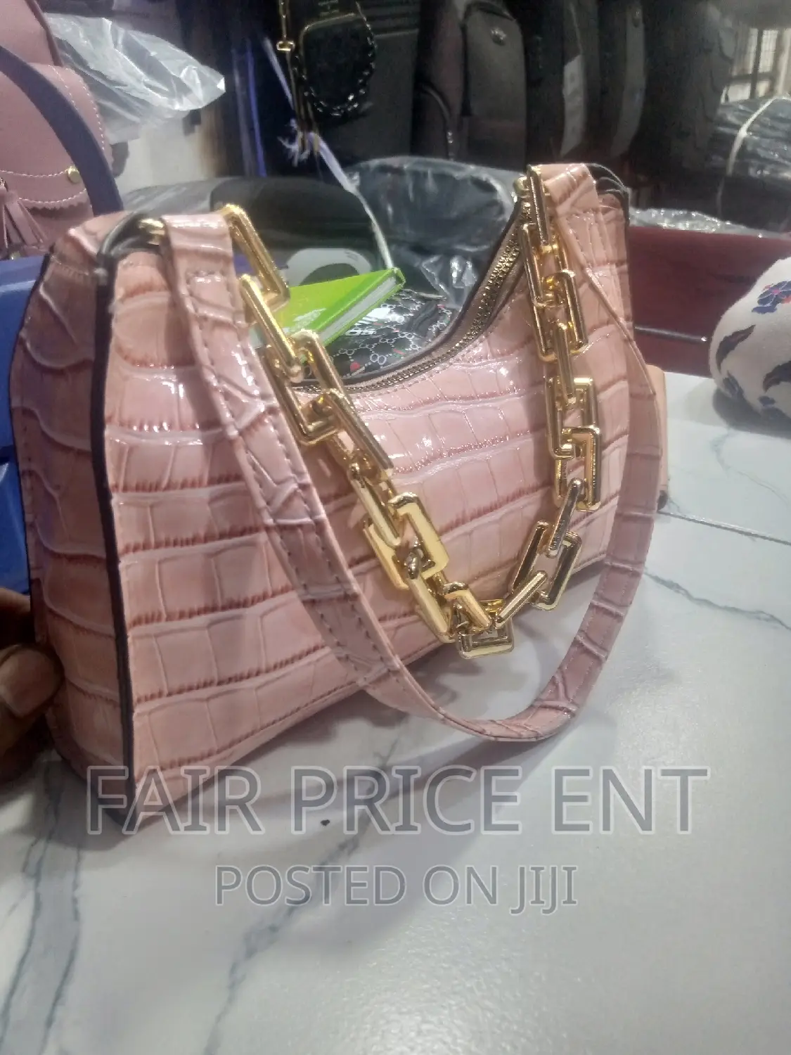 Classy Vip Handbag.( Gold)