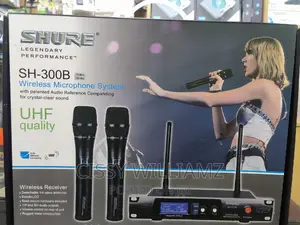 Dual Wireless Microphones SH-300B Shure Wireless Microphones