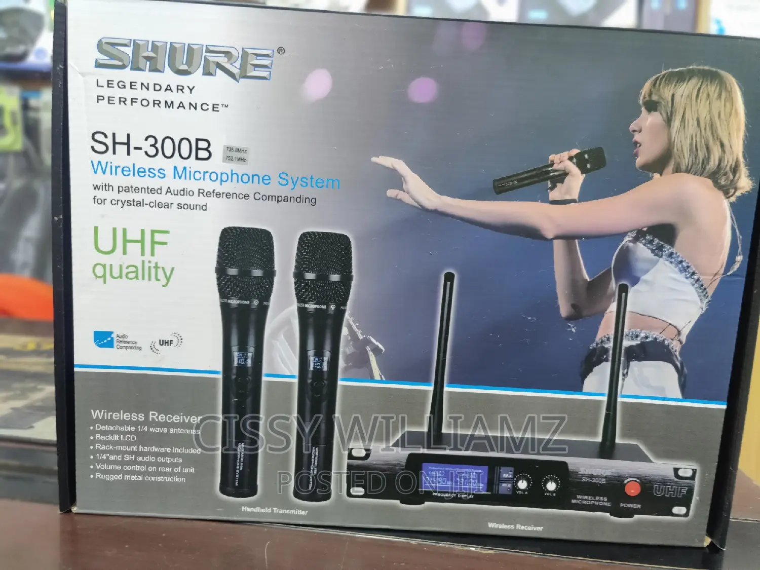 SH-300B Professional Wireless Microphone/Shure Microphone