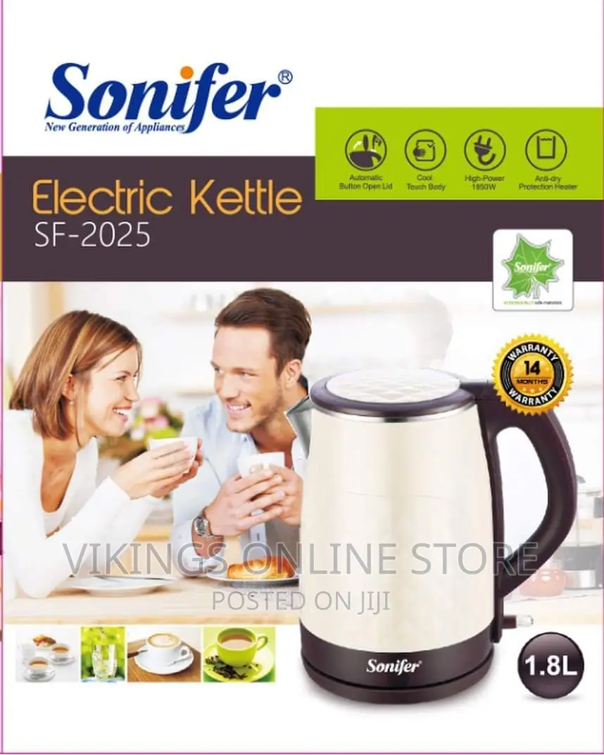 Sonifer Electric Kettle – Cream