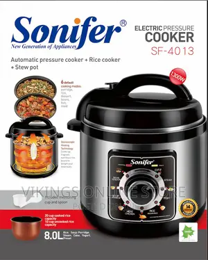 Sf-4013 Sonifer 8litres Electric Pressure Cooker