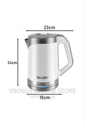 Sonifer Electric Cordless Kettle 2.5L – White