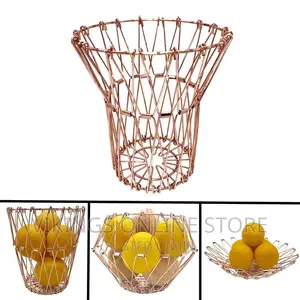 Flexible Stainless Steel Wire Fruit Basket
