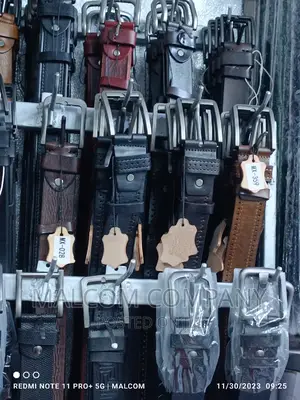 Men Leather Waist Belts
