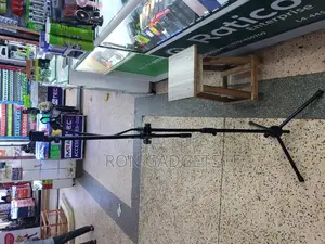 Microphone Stand With Phone Holder