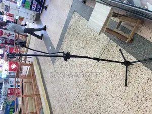Microphone Stand With Phone Holder