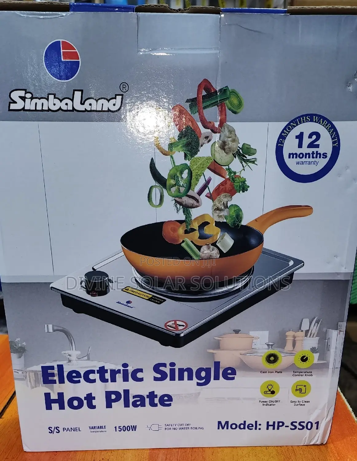Simbaland Electric Single Hotplate