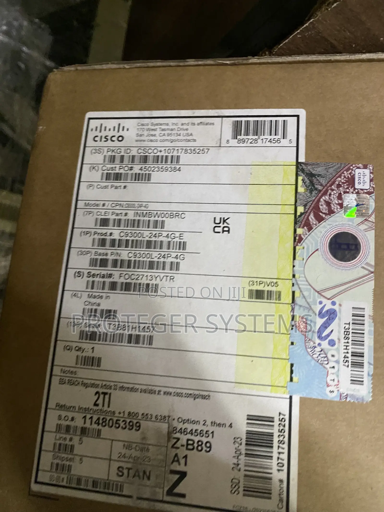 Cisco C9300l-24p-4g-E