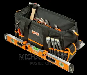Bahco 32 L Closed Top Fabric Tool Bags With Rigid Base