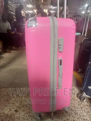 Original Plastic Suitcase.Extra Large.( Pink)