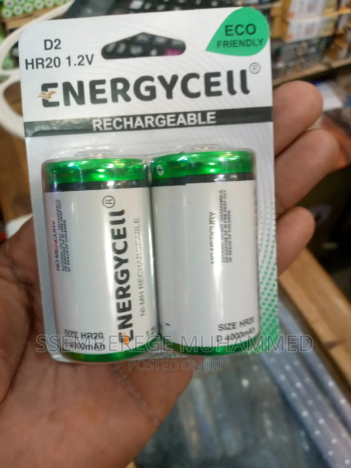 Rechargeable Energycell D Size