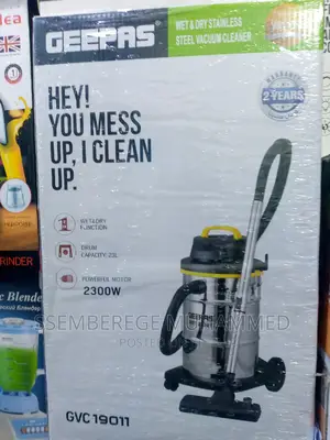 Geepas Wet Dry Stainless Steel Vacuum Cleaner