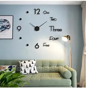 Decorative Wall Sticker Digital DIY Wall Clock