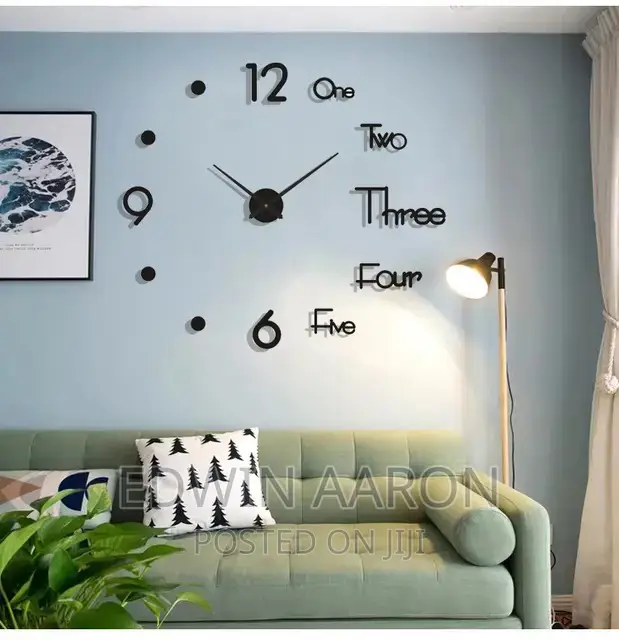 Decorative Wall Sticker Digital DIY Wall Clock