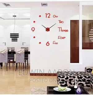 Decorative Wall Sticker Digital DIY Wall Clock