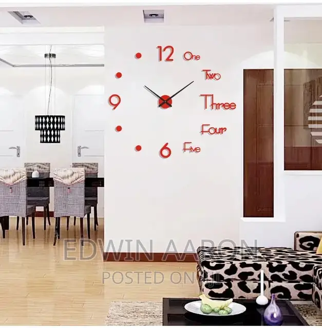 Decorative Wall Sticker Digital DIY Wall Clock