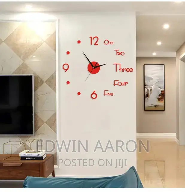 Decorative Wall Sticker Digital DIY Wall Clock