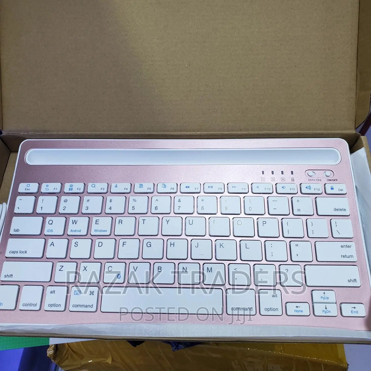 Wireless Bluetooth Keyboard With Integrated Stand