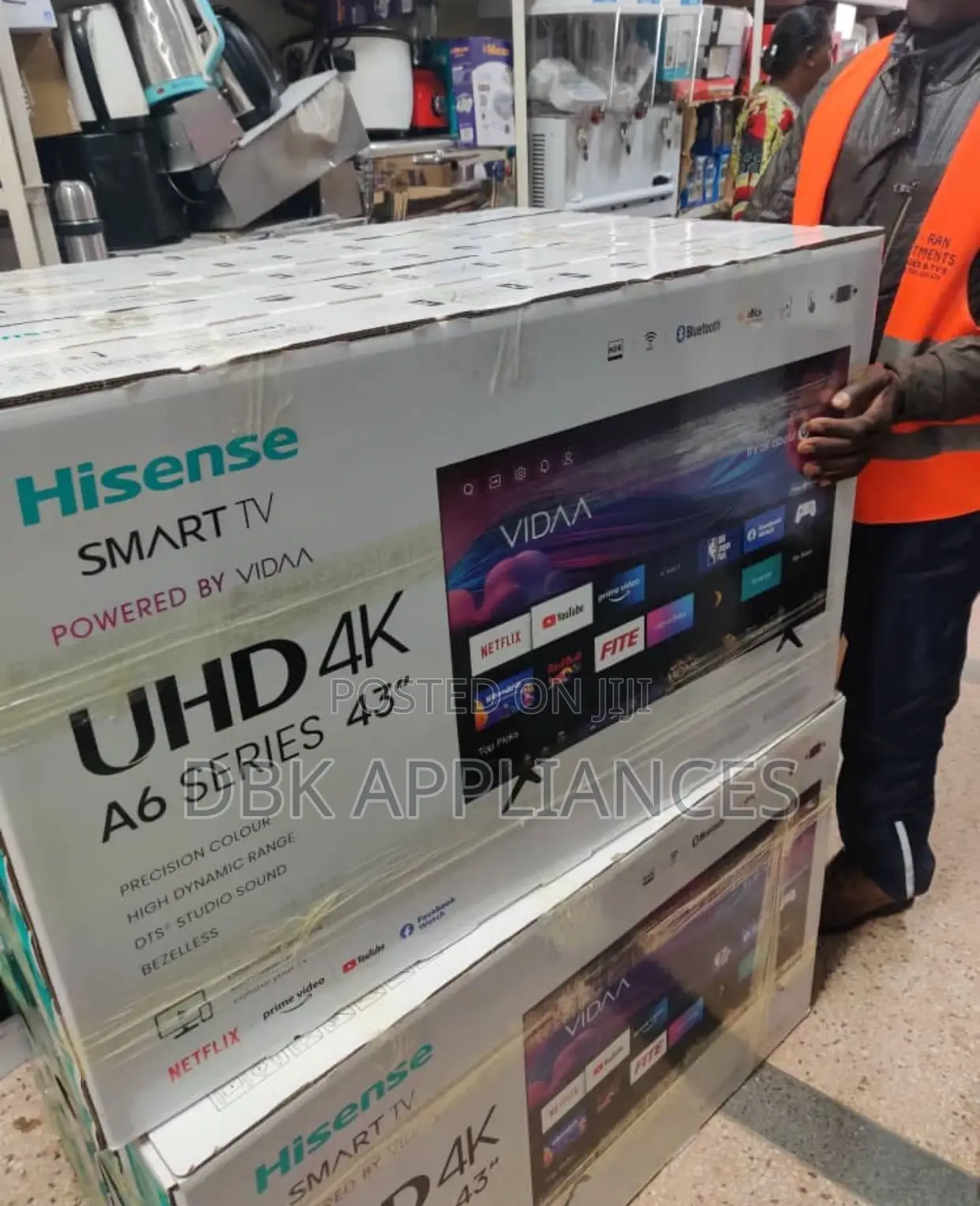Hisense 43inch Uhd Smart TVS Available 2yr Warranty