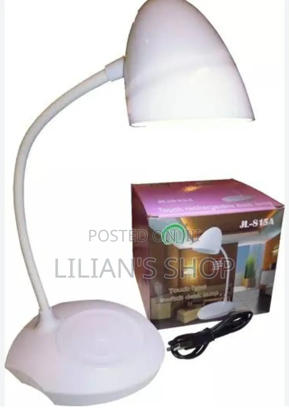 Desk Lamp JL-815 Battery/Micro Usb (Touch Switch) White