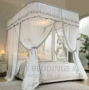2 Stands Rail Mosquito Net