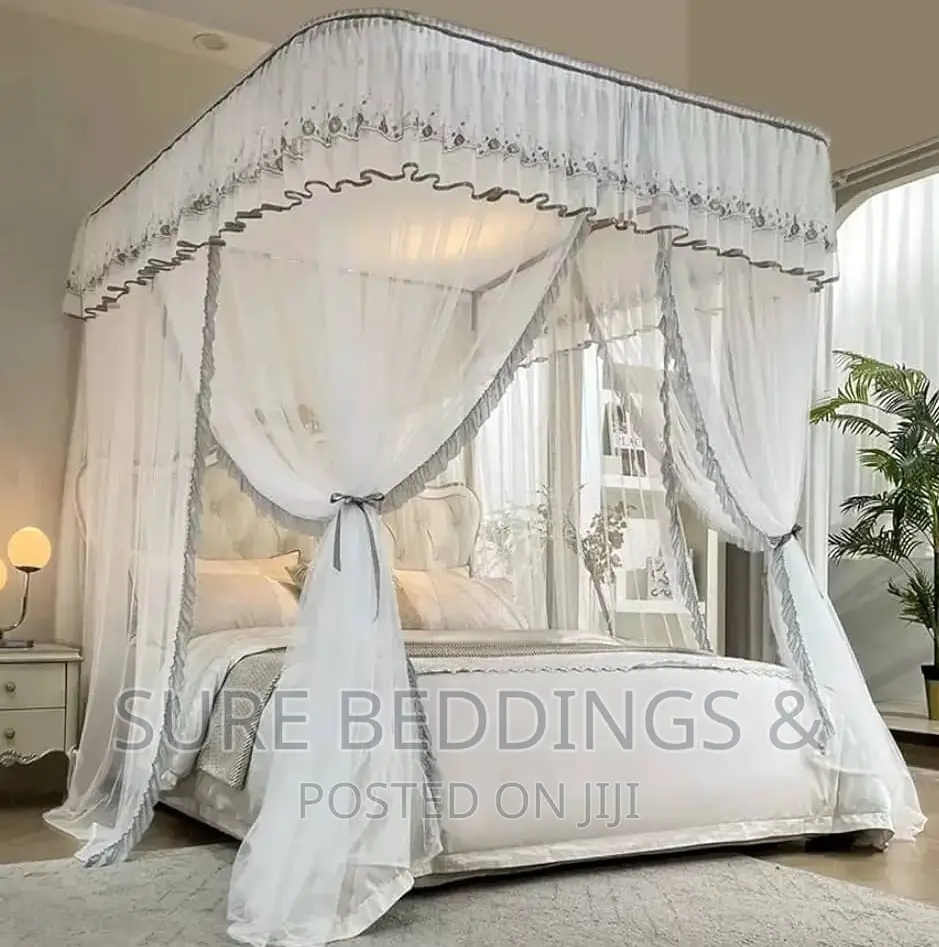 2 Stands Rail Mosquito Net