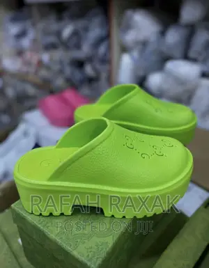 Original Green Ladies Gucci Dapadans Sandals
