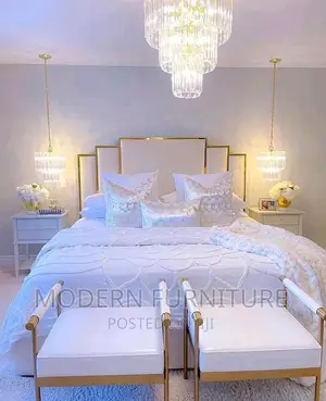 Modern Leather Bed of 5 X 6 Feet Call