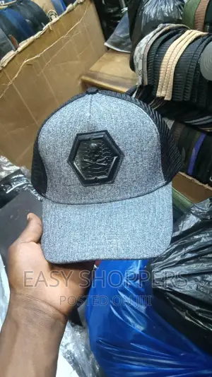 Designer Face Cap Basketball Cap Grey