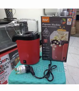 Electric Pop-corn Maker Automatic Machine - Red